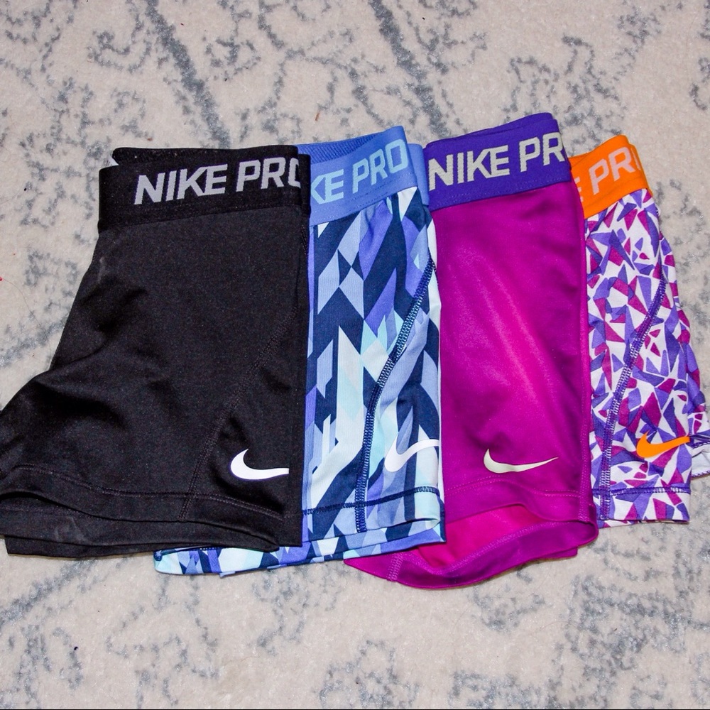 Girl’s Nike Pro Shorts/Spandex BUNDLE
